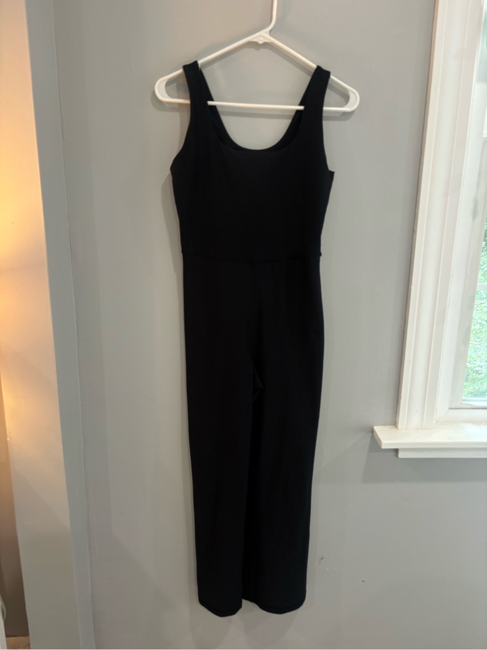 Old Navy Jumpsuit Sleeveless PowerSoft Flared Black M - Picture 1 of 5